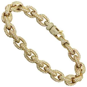 Diamond Harmony Bracelet in 14k Yellow Gold 19 Ctw