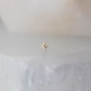 Divinity with London Blue Topaz Star Threadless End