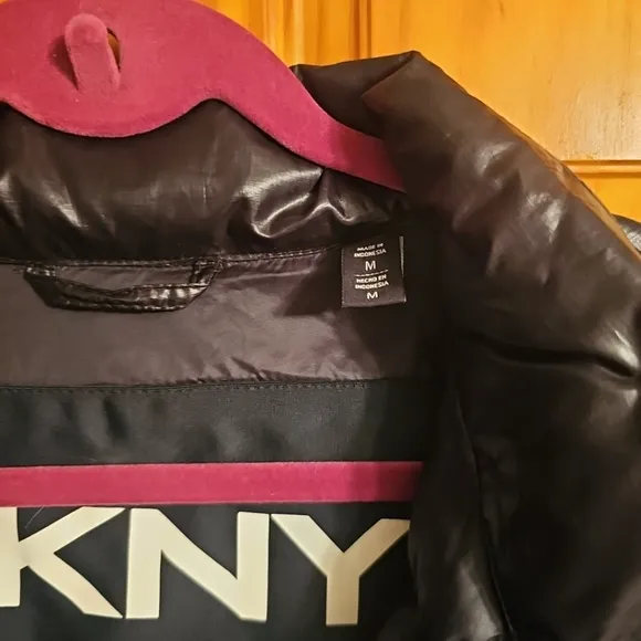 DKNY Black Puffer Jacket