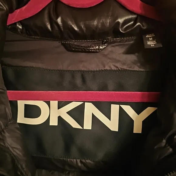 DKNY Black Puffer Jacket