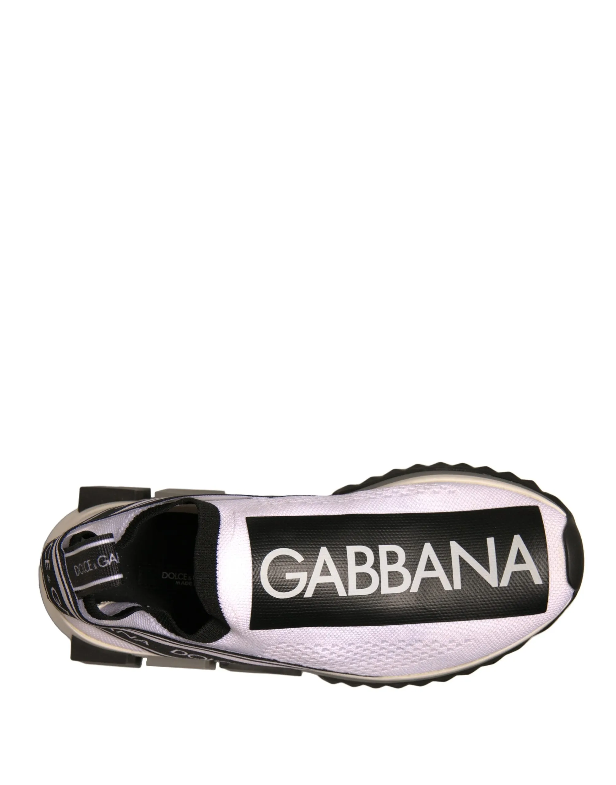 Dolce&Gabbana Sorrento Women White Sneakers Polyester Flat Trainer Shoes EU 37.5