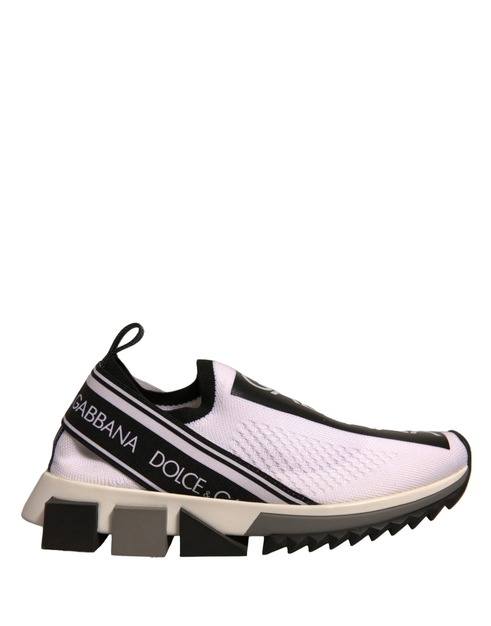 Dolce&Gabbana Sorrento Women White Sneakers Polyester Flat Trainer Shoes EU 37.5