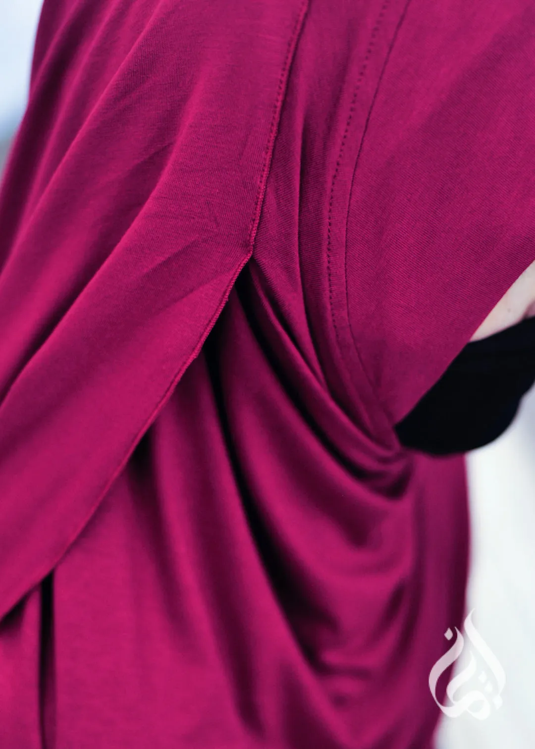 Draped Slip On Scarf