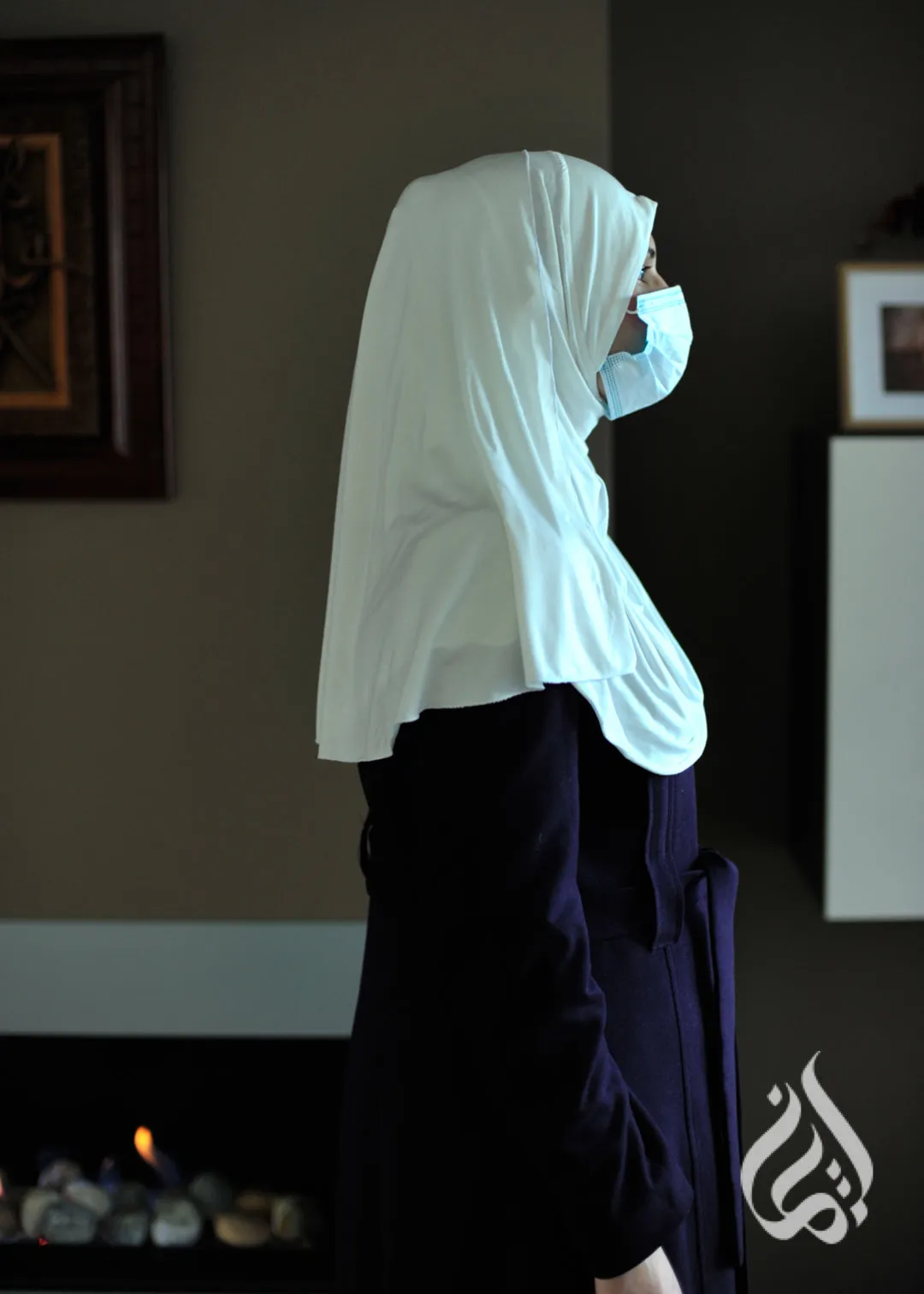 Draped Slip On Scarf
