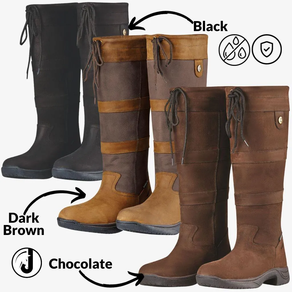 Dublin River Boots With Waterproof Membrane - best ladies waterproof dog walking boots