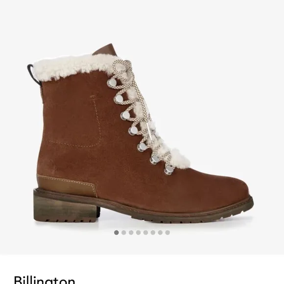 EMU AUSTRALIA BILLINGTON LEATHER WATERPROOF BOOTS 10
