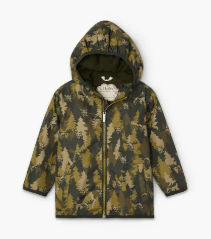 Forest Camo Microfiber Rain Coat