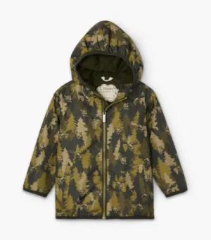 Forest Camo Microfiber Rain Coat
