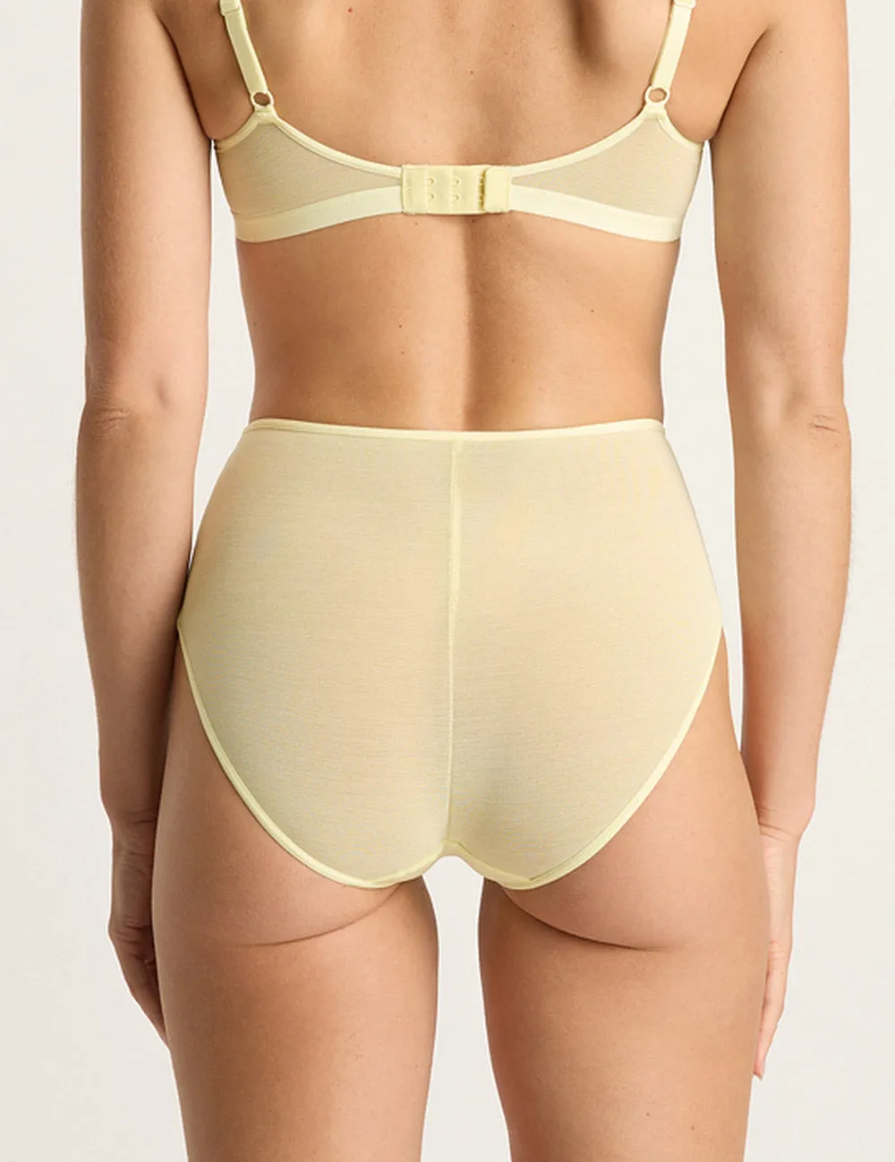 FreeMesh High-Cut Full Brief  - Lemon