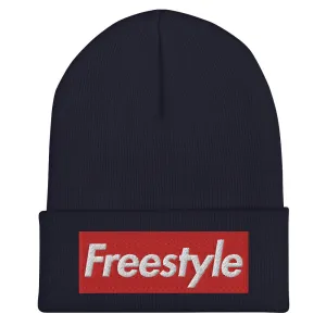 Freestyle Swimmer Cuffed Beanie Embroidered