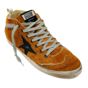 Golden Goose Deluxe Brand Brown / Black Suede Mid Star Sneakers