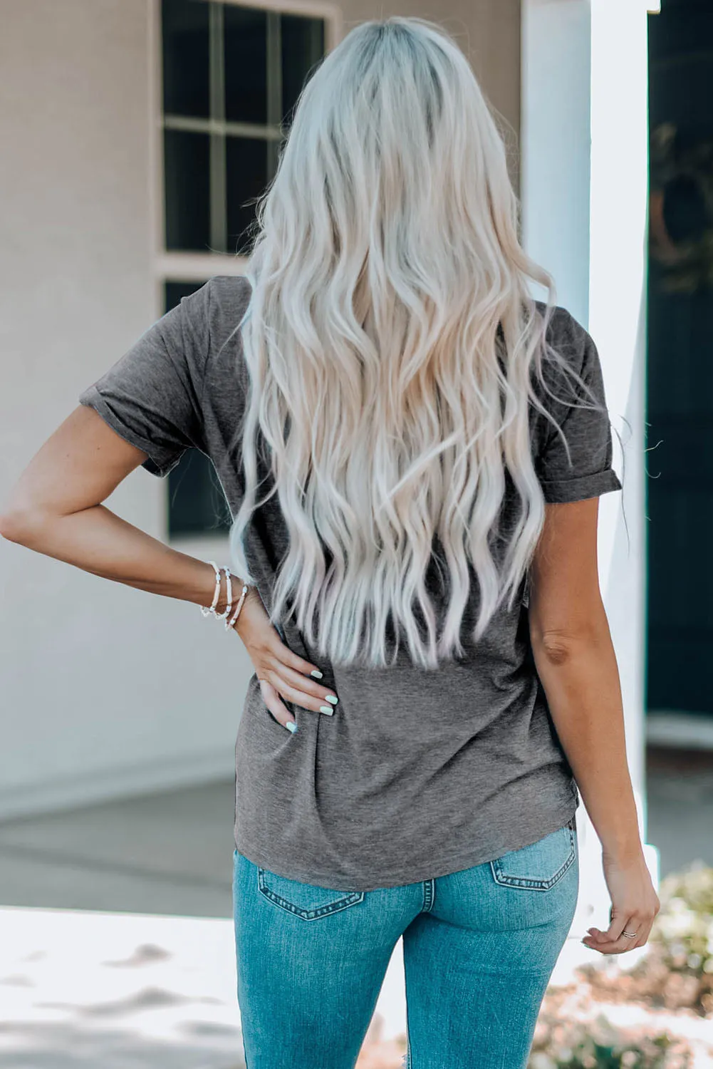 Gray EVERYONE Was Thinking It Graphic Tee