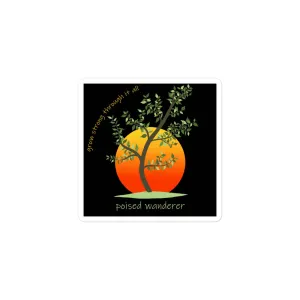 Grow Strong Sticker