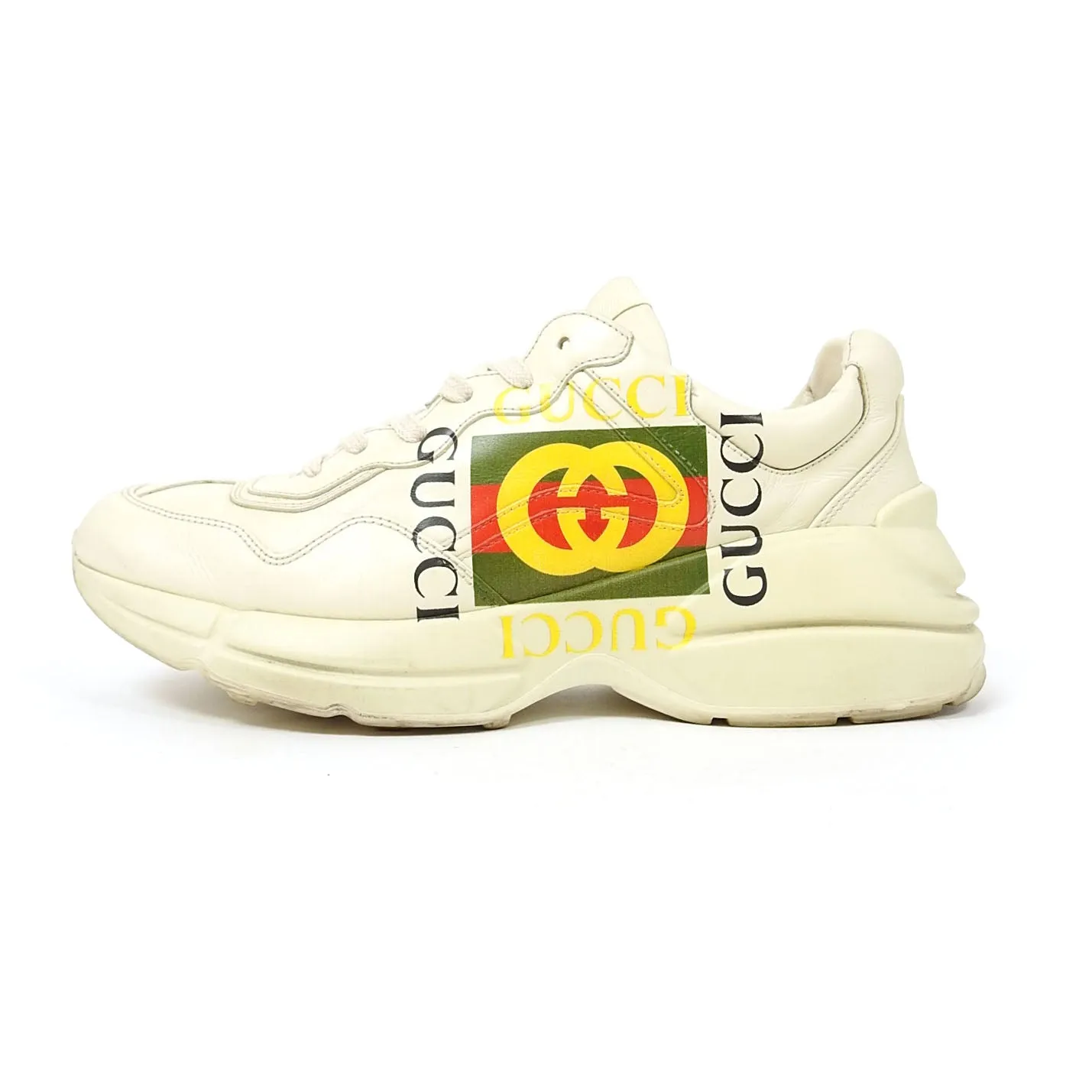 Gucci Logo Rhythm Sneakers Size 8.5