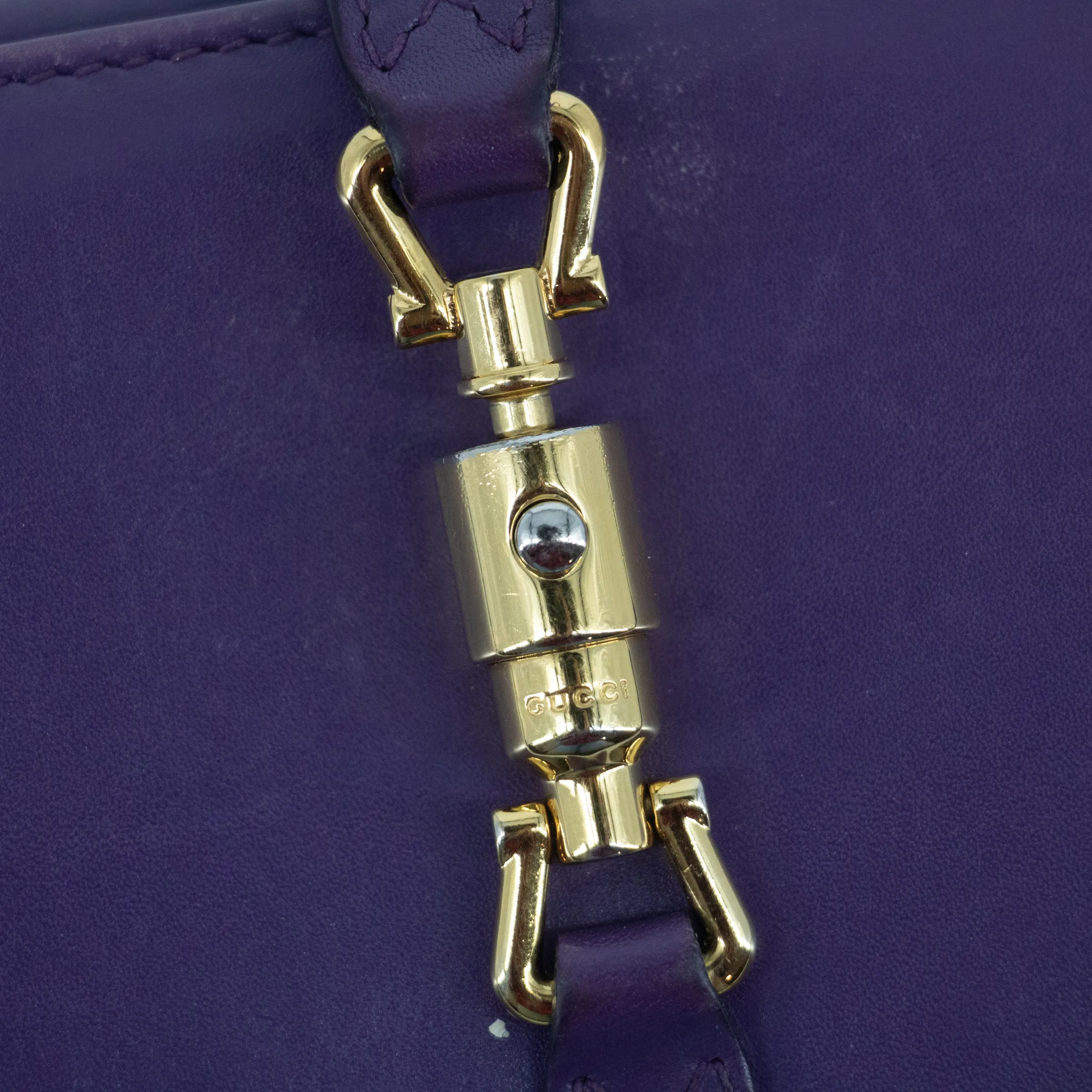 Gucci Purple Leather Jackie Long Wallet  #2269