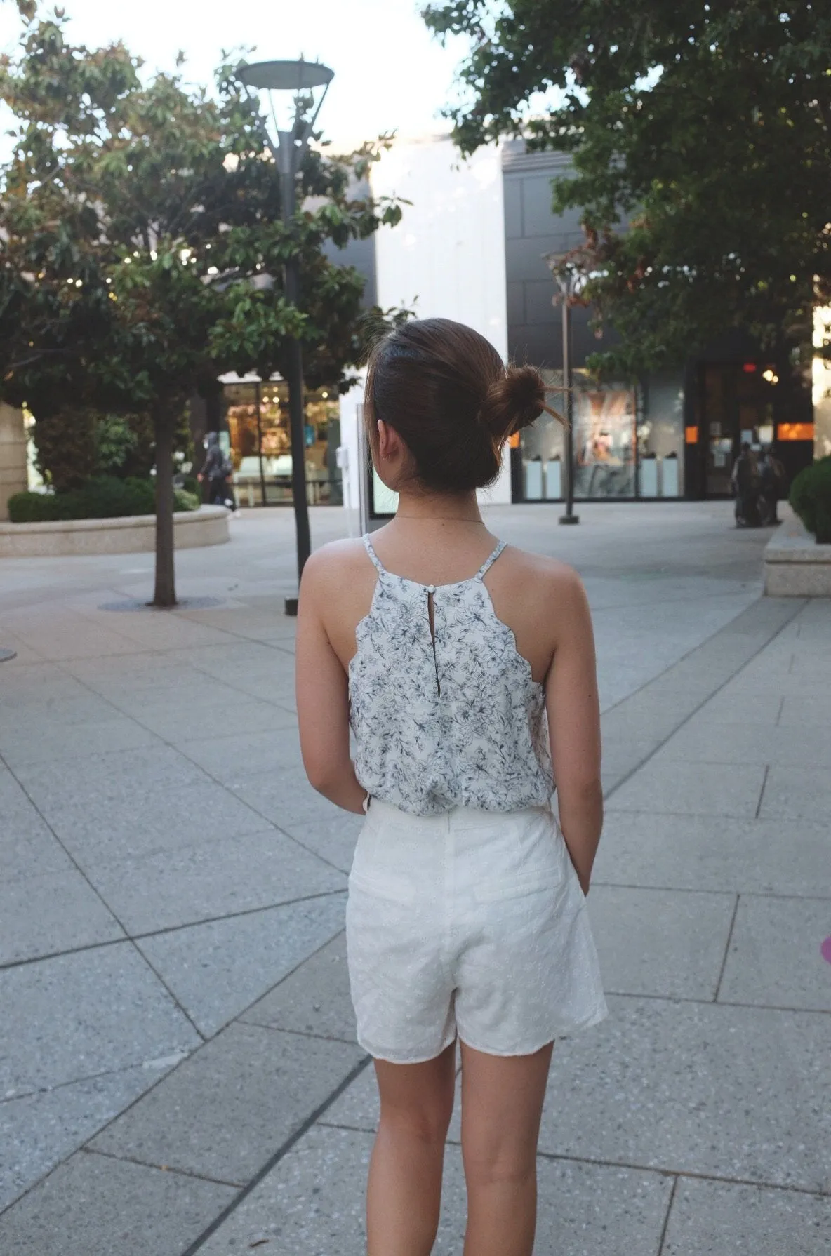 Halle Eyelet Tie Shorts