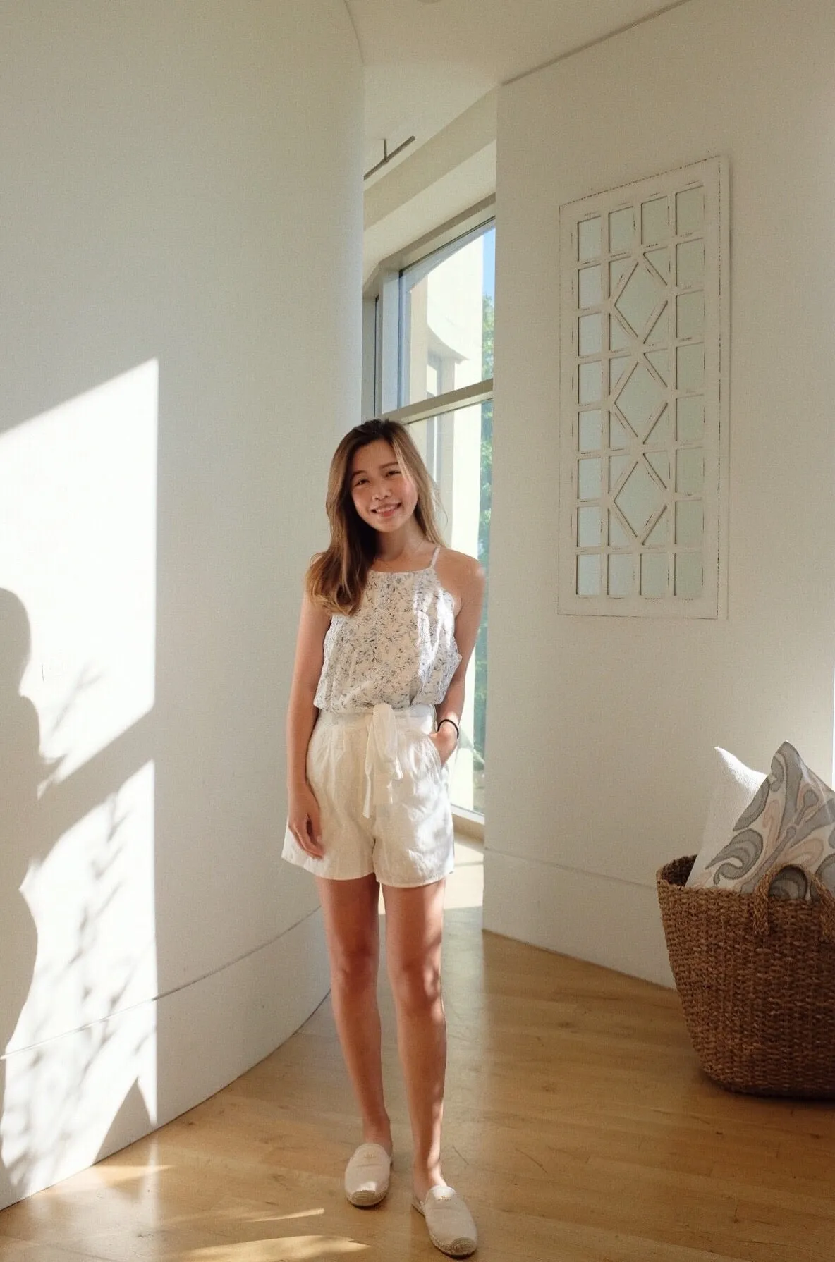 Halle Eyelet Tie Shorts