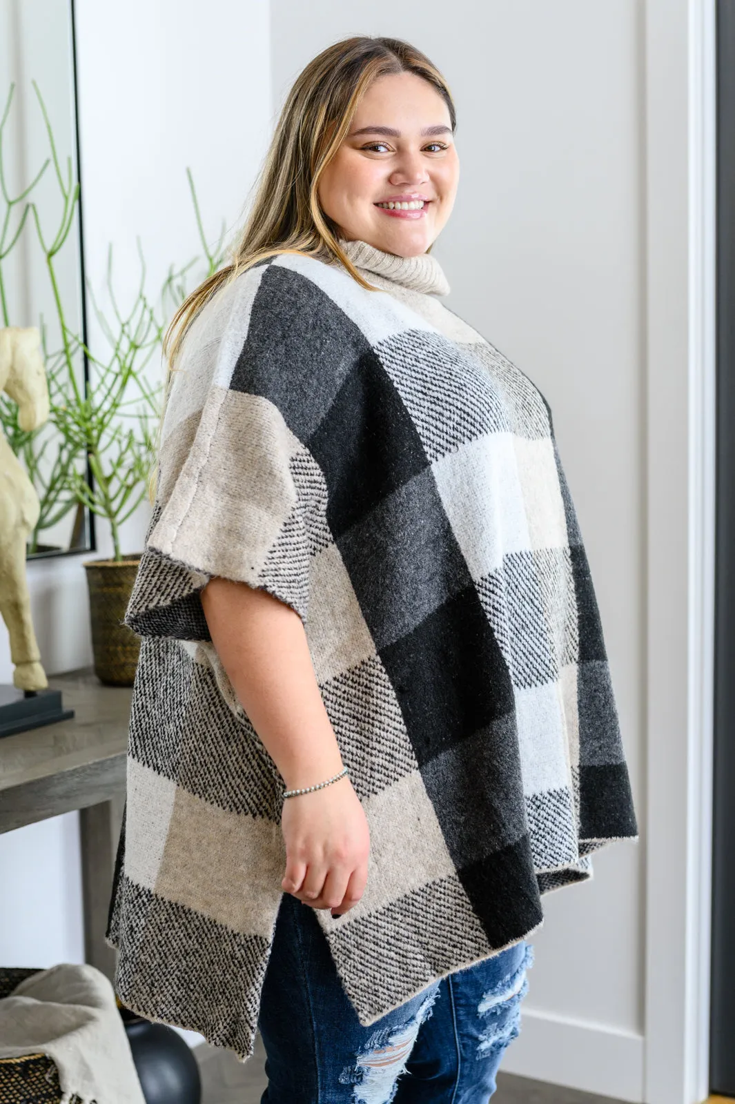 Hazel Blues® |  Your Next Favorite Roll Neck Sweater Poncho