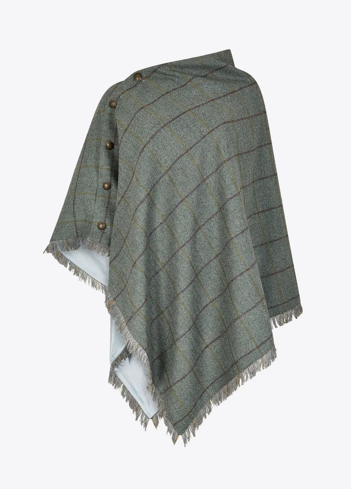 Hazelwood Tweed Poncho - Sorrel