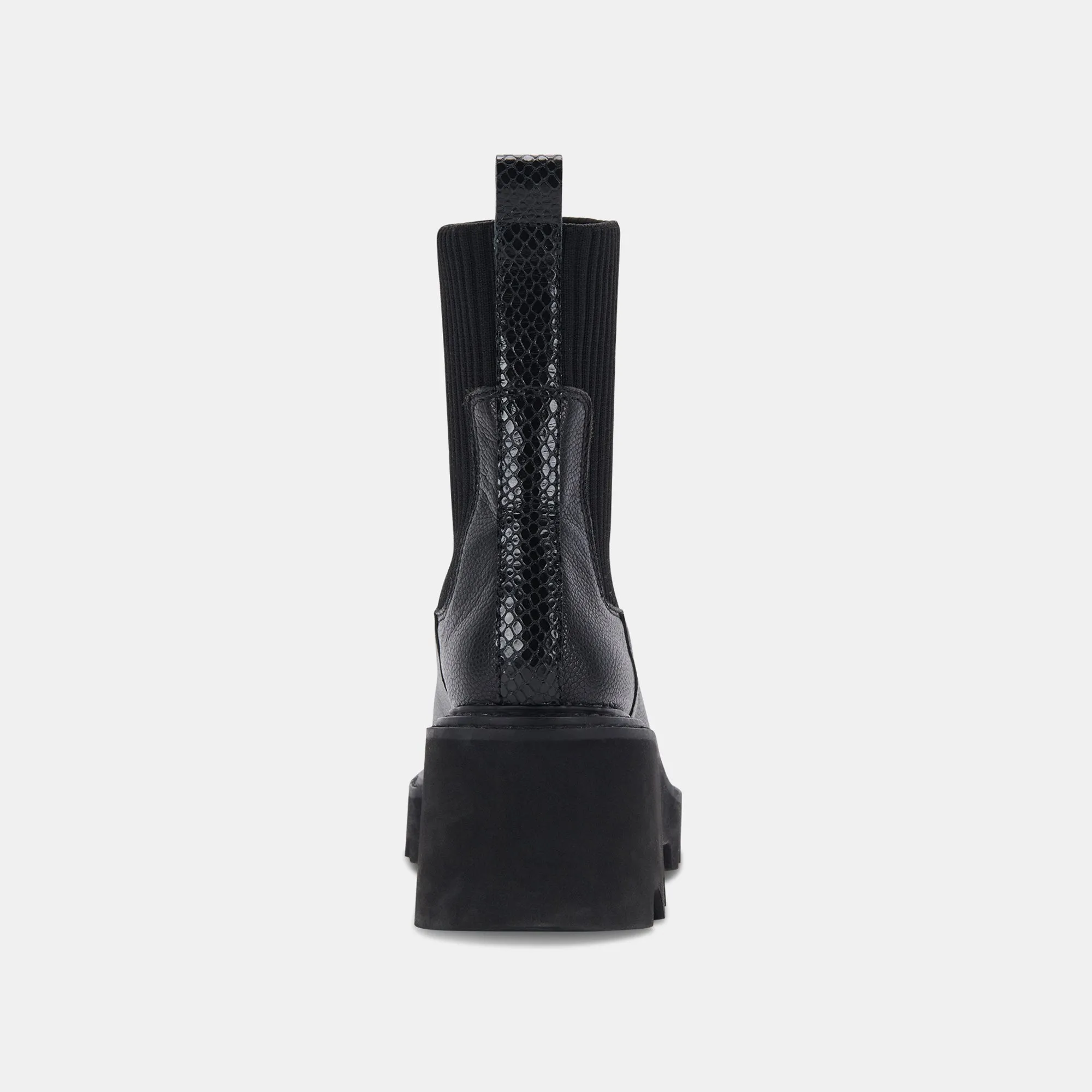 HOVEN H2O BOOTS BLACK LEATHER - re:vita