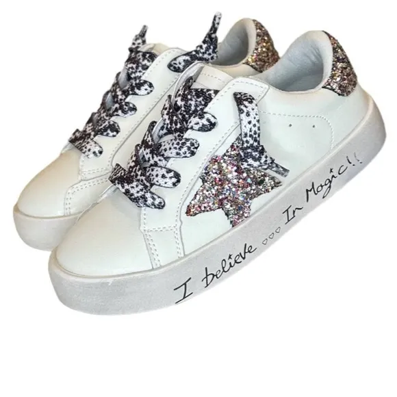 I BELIEVE IN MAGIC SNEAKERS size 27 /10C