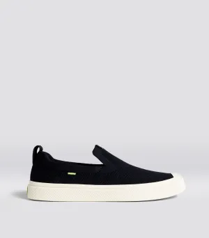 IBI SLIP-ON Black Knit Sneaker Women