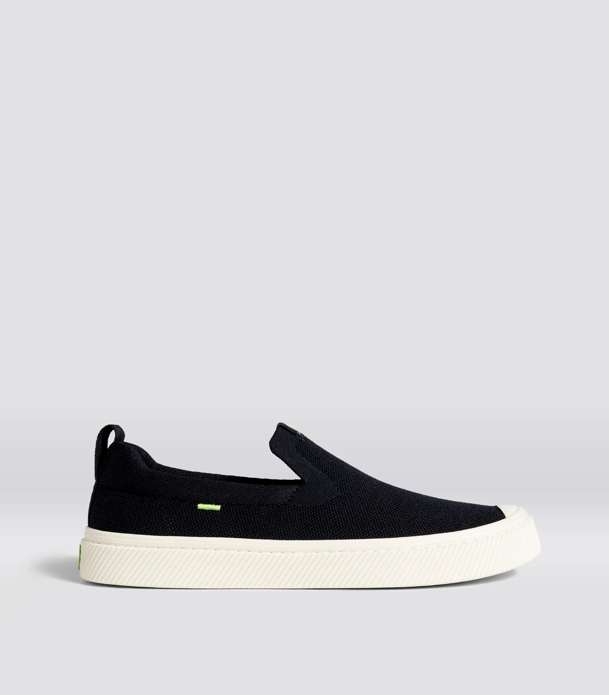 IBI SLIP-ON Black Knit Sneaker Women