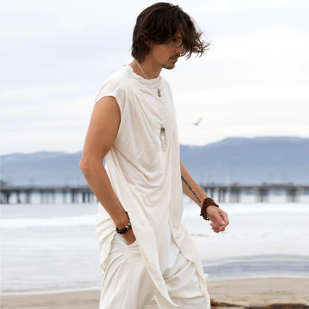 Ivory White | Jedi Mens Top