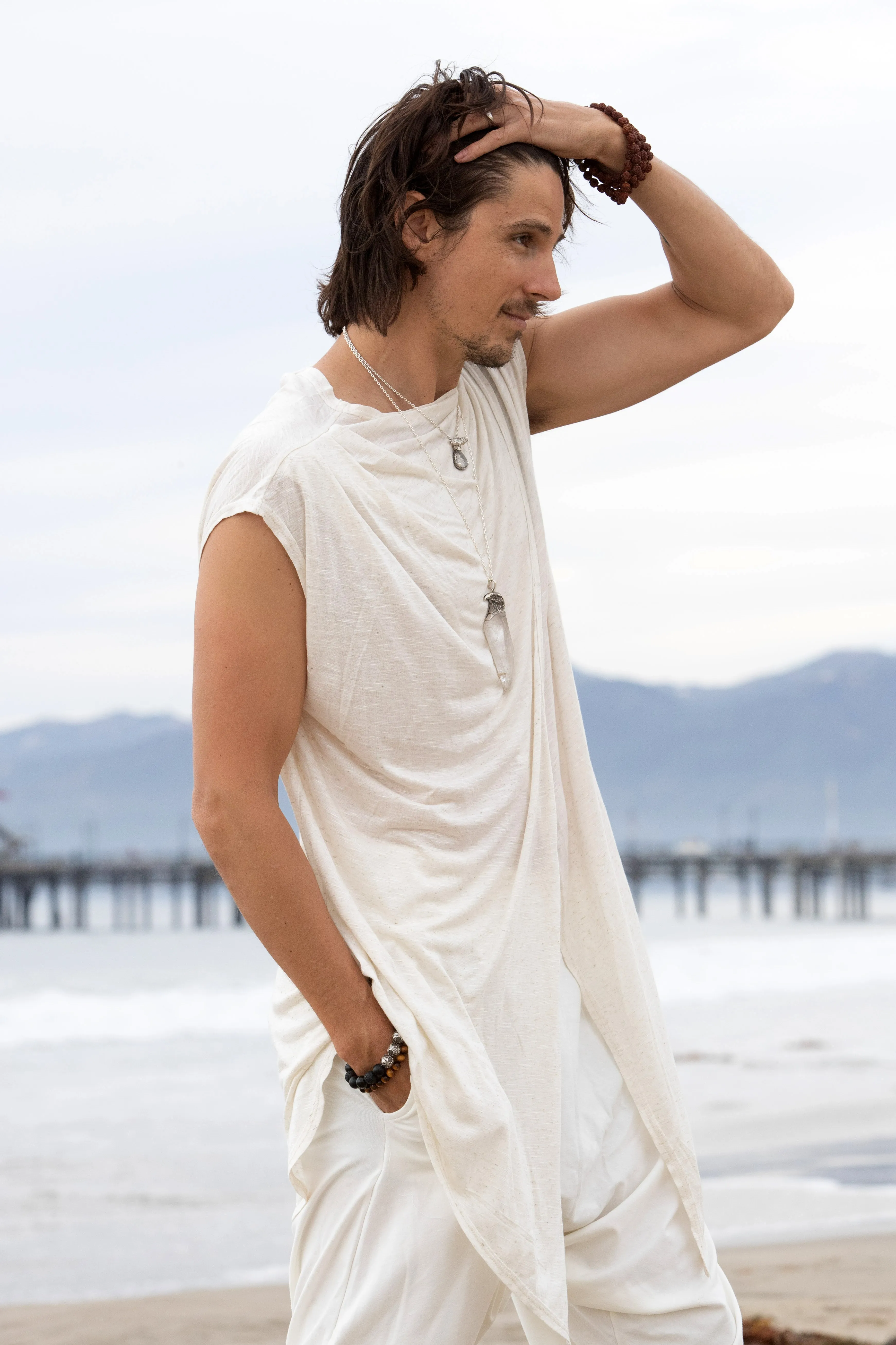 Ivory White | Jedi Mens Top