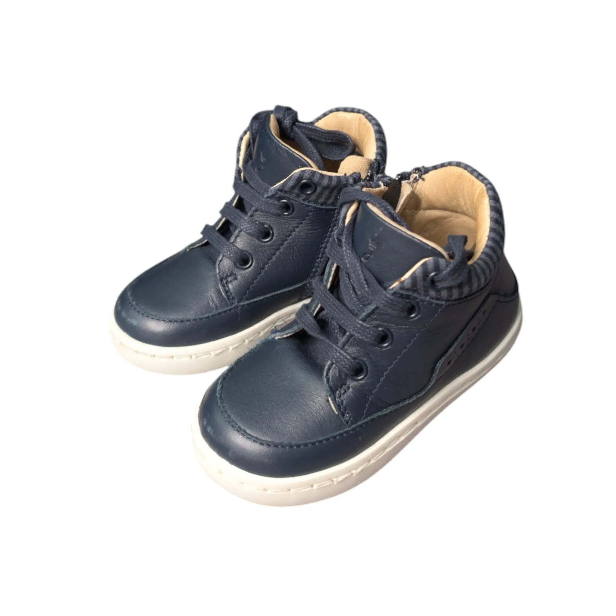 Jacadi Navy High Tops Sneakers