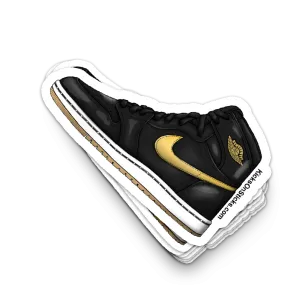 Jordan 1 "Black Gold 2013" Sneaker Sticker