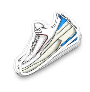 Jordan 2 Low "UNC to CHI" Sneaker Sticker