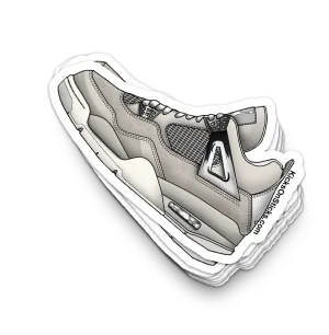 Jordan 4 "Frozen Moments" Sneaker Sticker