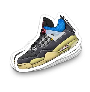 Jordan 4 "Union Noir" Sneaker Sticker