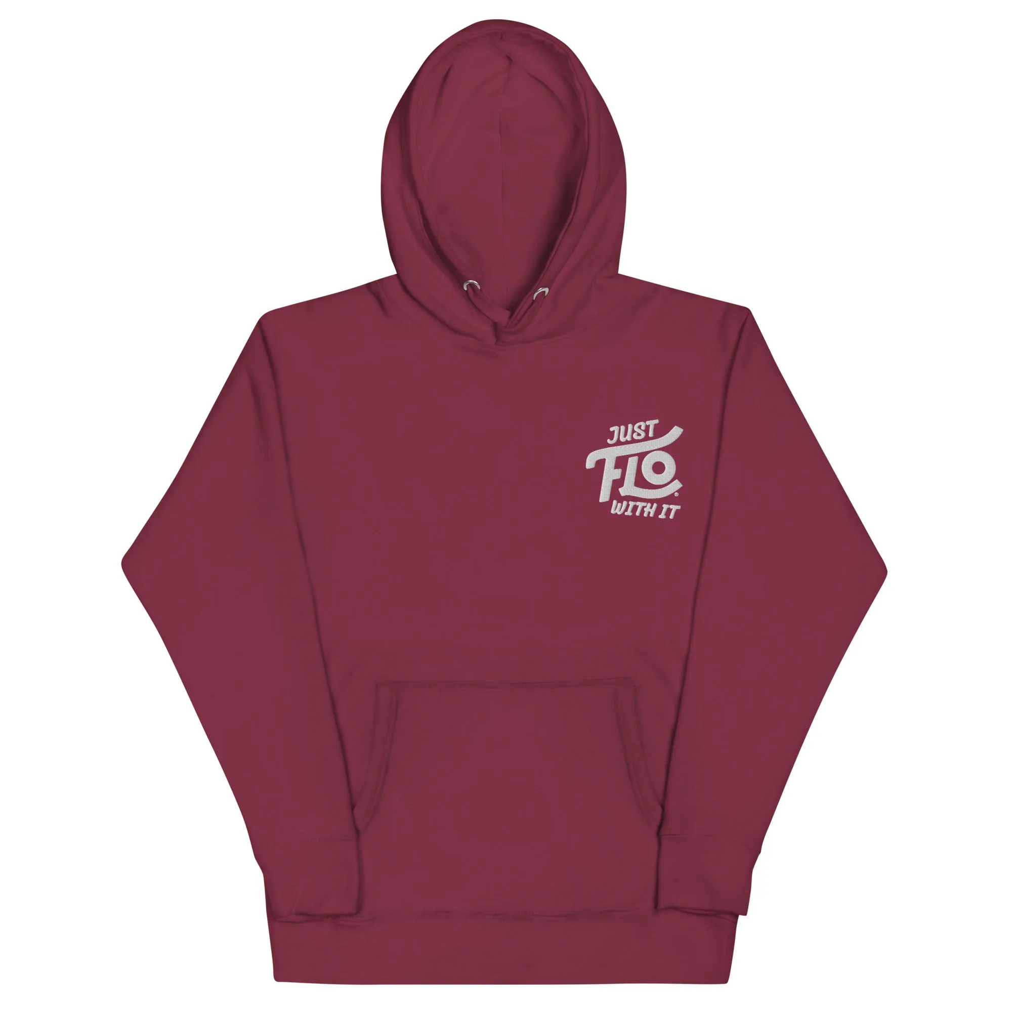 Just FLO With It Hoodie (White)