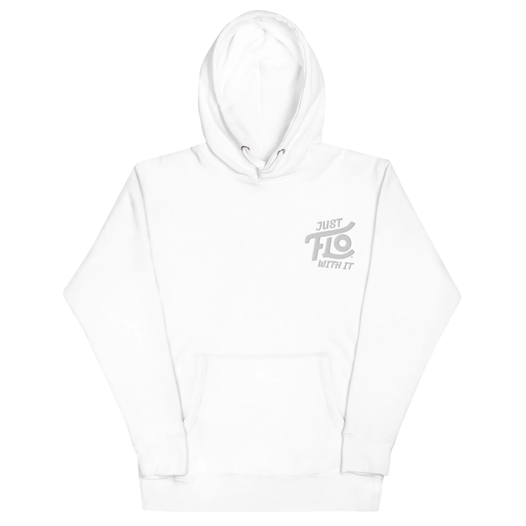 Just FLO With It Hoodie (White)