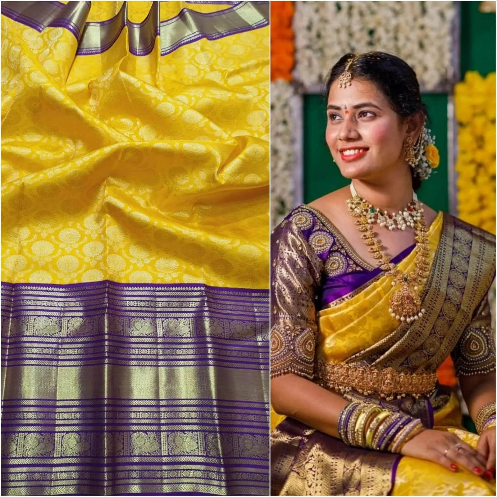 Kanjivaram Silk Saree in beautiful colors and designs