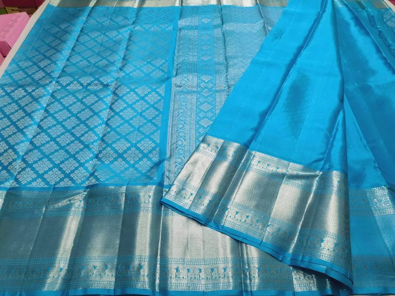 Kanjivaram Silk Saree in beautiful colors and designs