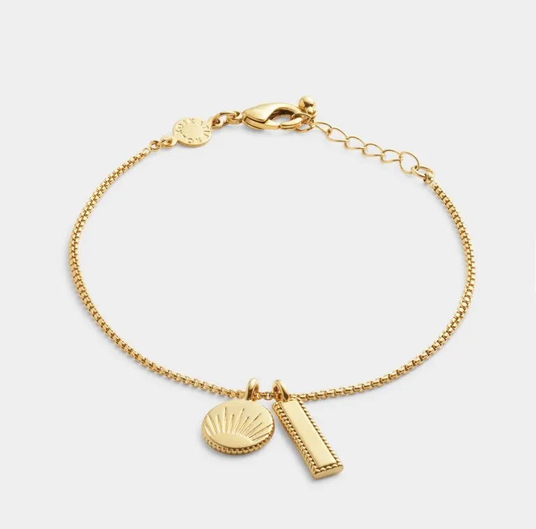 Katie Loxton Waterproof Positivity Charm Bracelet