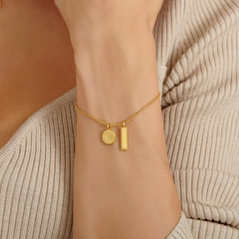 Katie Loxton Waterproof Positivity Charm Bracelet