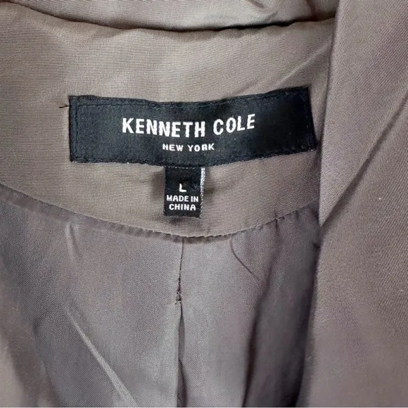 Kenneth Cole Knee Length Quilted Down Puffer Coat
