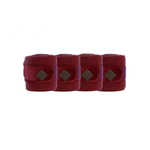 Kentucky Bordeaux velvet Polar fleece bandages