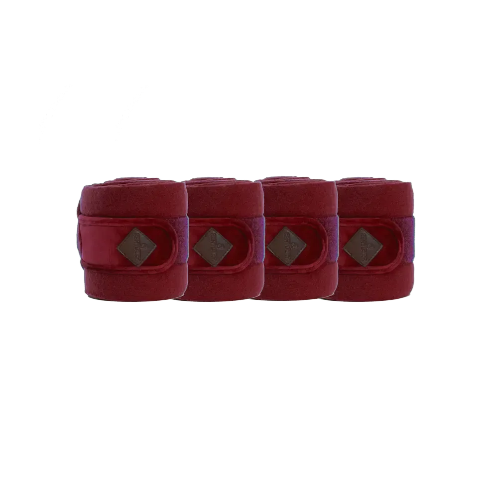 Kentucky Bordeaux velvet Polar fleece bandages