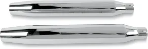 Khrome Werks 202400 3in. HP-Plus Slip-On Mufflers - Tapered - Chrome