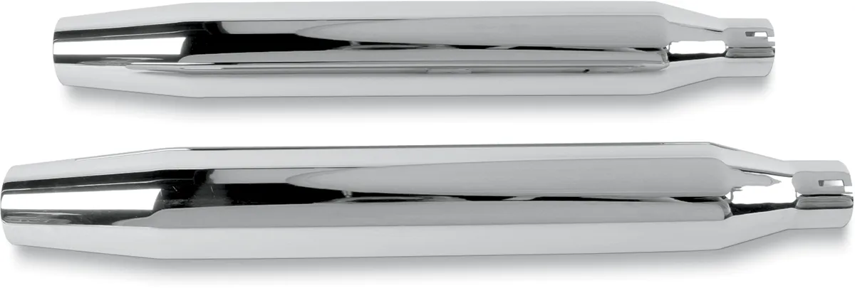 Khrome Werks 202400 3in. HP-Plus Slip-On Mufflers - Tapered - Chrome