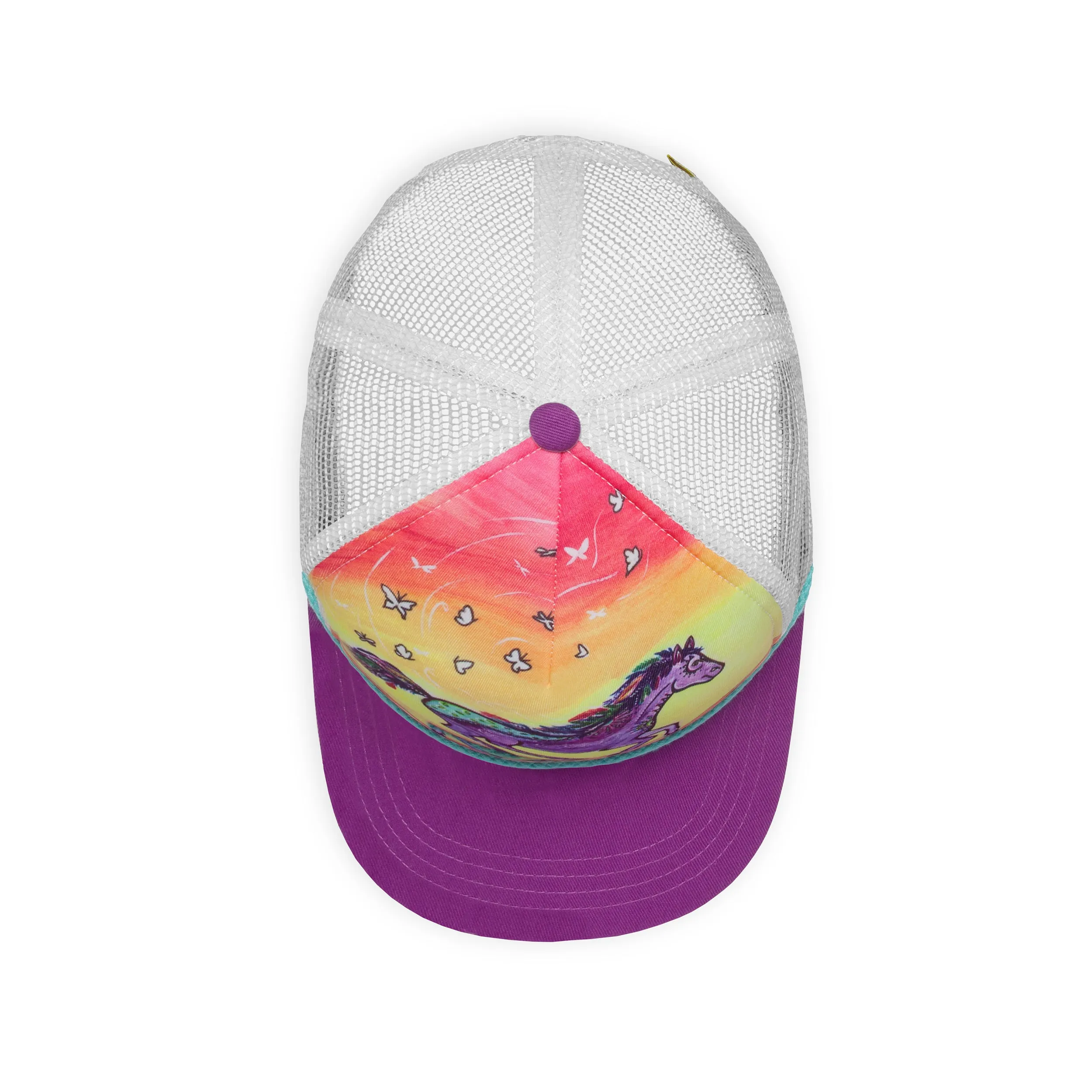 Kids' Horse Feather Cooling Trucker - SALE
