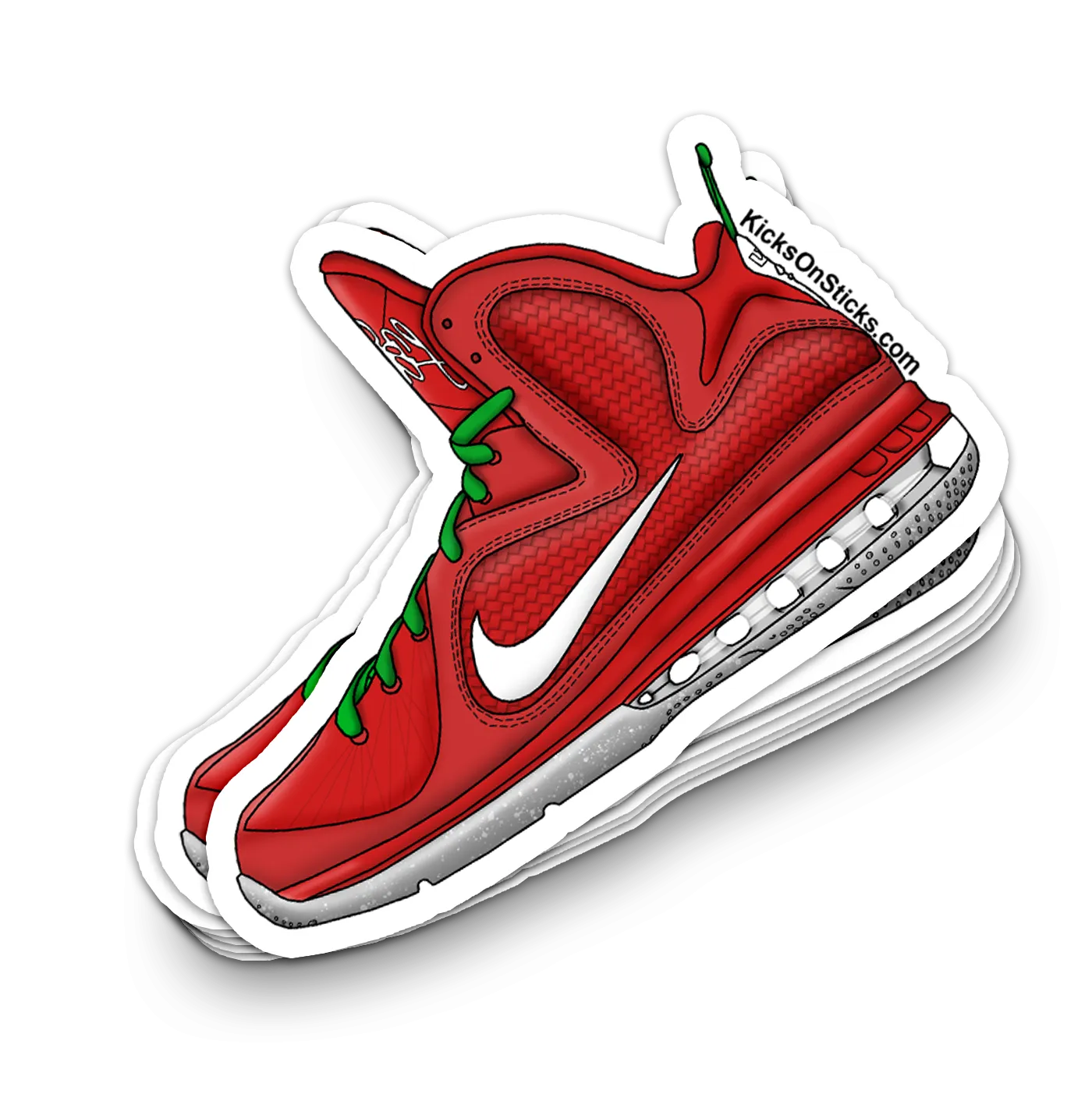 Lebron 9 "Christmas" Sneaker Sticker