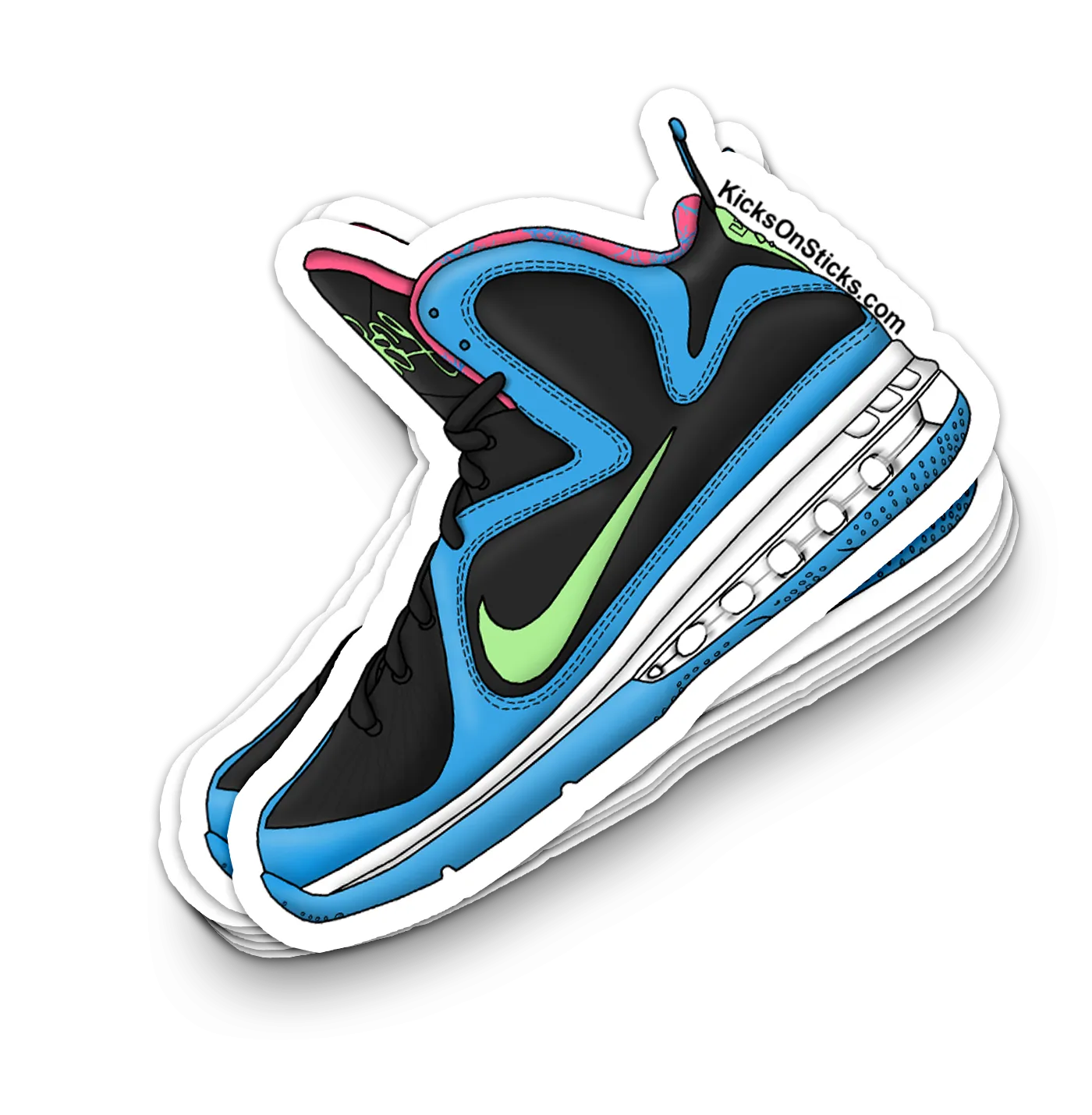 Lebron 9 "South Coast" Sneaker Sticker