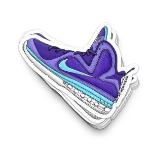 Lebron 9 "Summit Hornets" Sneaker Sticker