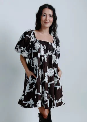 Leigh Mini Dress - Brown